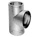 Dura-Vent Dura-Vent 9475SS 6" DuraTech Stainless Steel Standard Tee with Cap 6DT-STSS